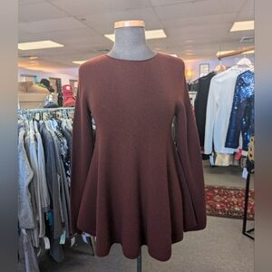 The Row Camera Brown Swing Sweater